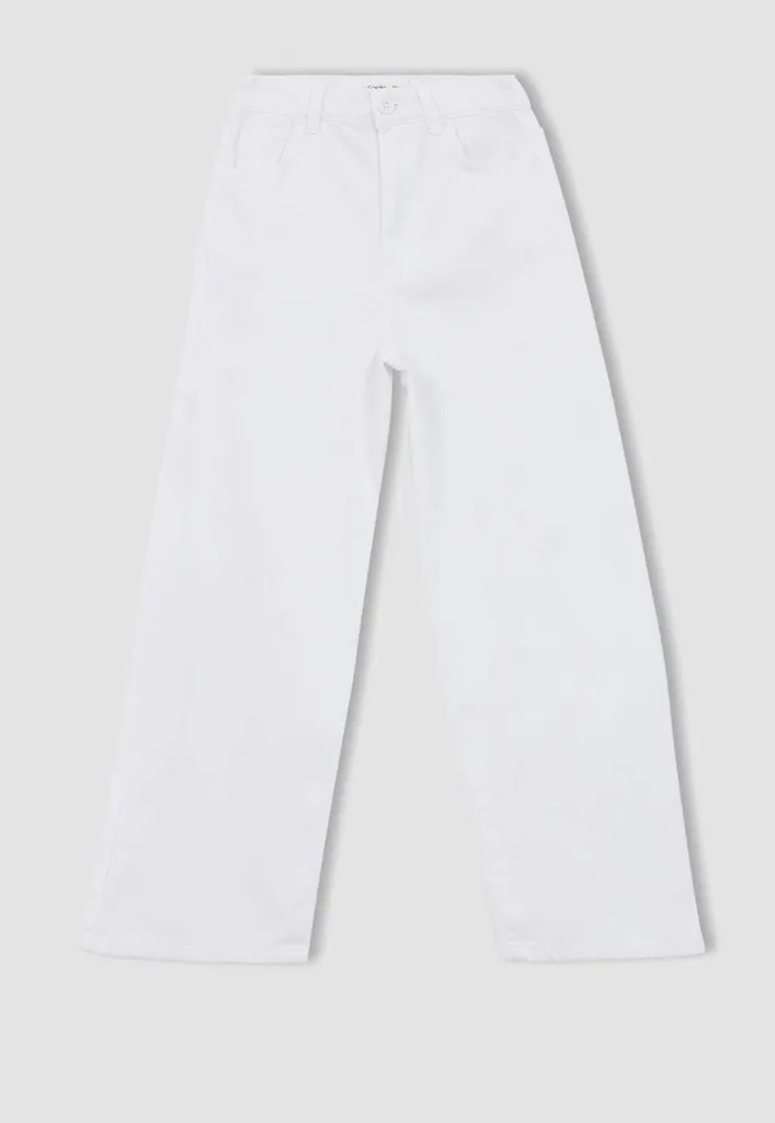 [Y0453A6WT34] بنطلون جينز بناتي وايد ليج  (6 - 7 year).webp