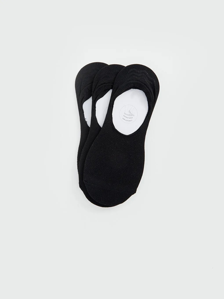 [S4BC37Z8 - CVL] جوارب غير مرئية سادة للسيدات - ٣ قطع (36 - 40)