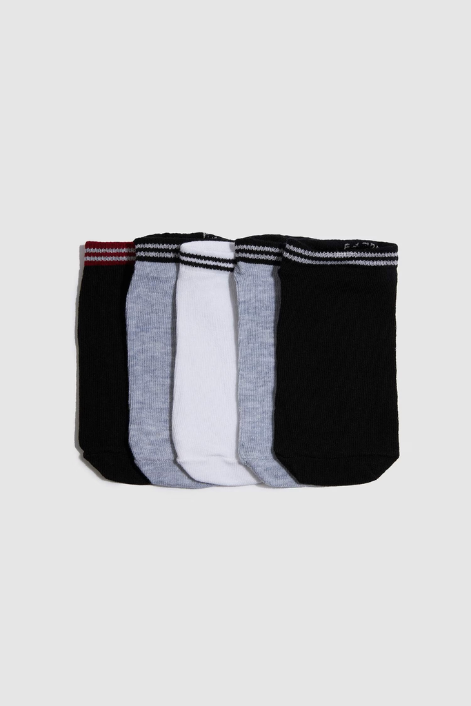 [F4709A8KR1] باكت شرابات قطن - 5 قطع (23 - 28)