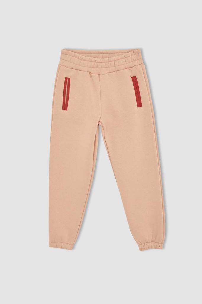 [v1400a6bg177] بنطال رياضي فيت بناتي ورم تيك مبطن (10 - 11 year)