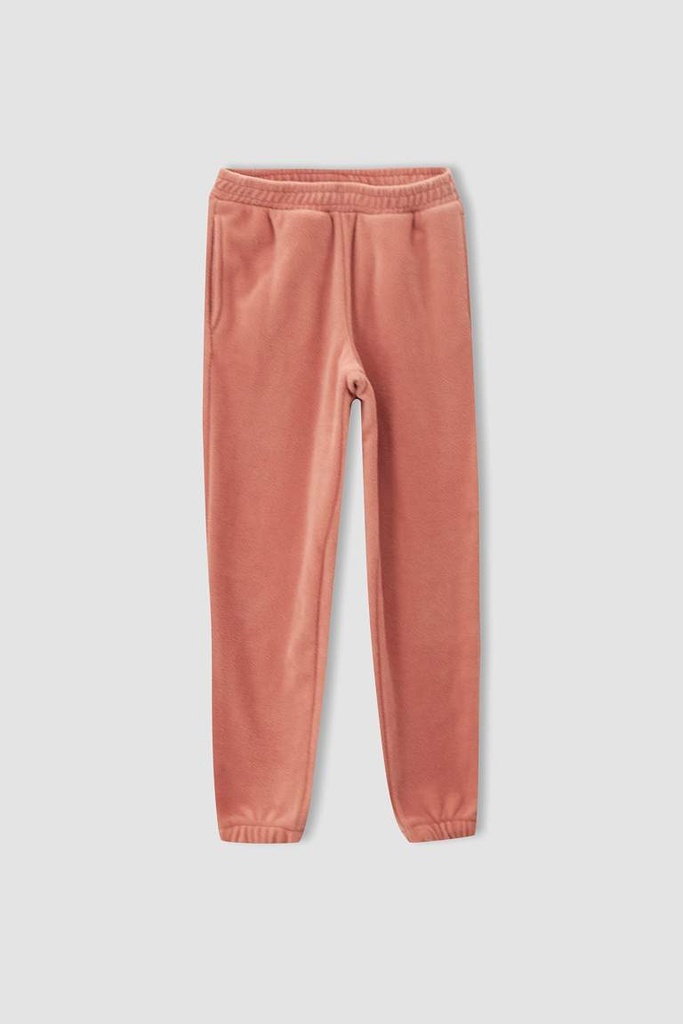 [V1411A6BR128] بنطلون رياضي من الصوف للفتيات بخصر عالٍ (10 - 11 year)