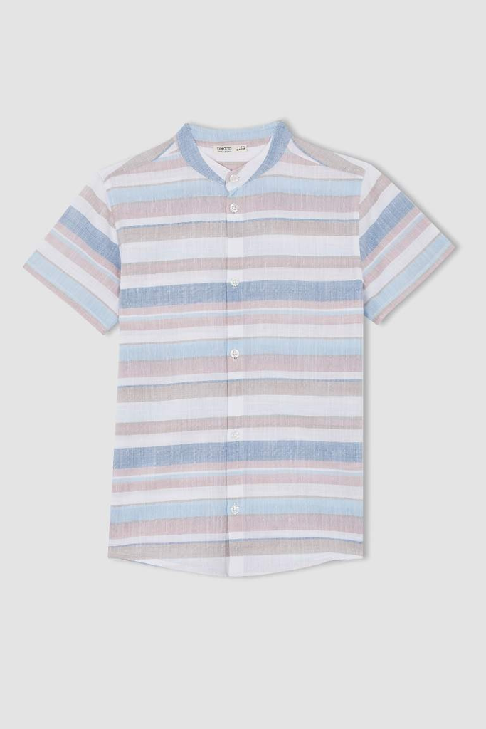 [z0985a6be71] قميص رويال نص كم قطن اولادي (8 - 9 year)