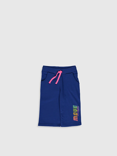 [0S4989Z4 - HNC] شورت مطبوع بخصر مطاطي * (3 - 4 year)