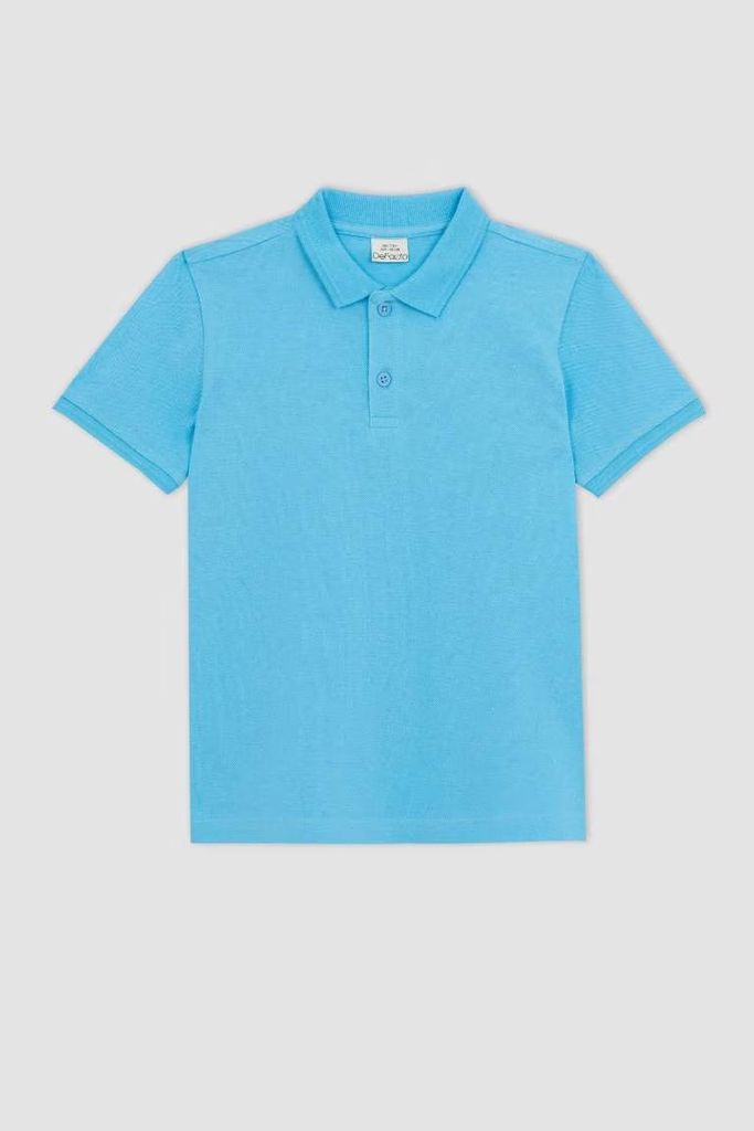 [K1689A6TR230] تيشيرت بولو نص كم   (9 - 10 year)