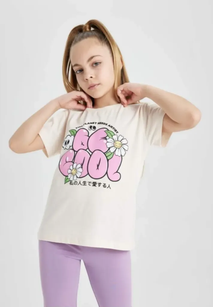 [C2524A8OG599] تي شيرت نص كم  (8 - 9 year)