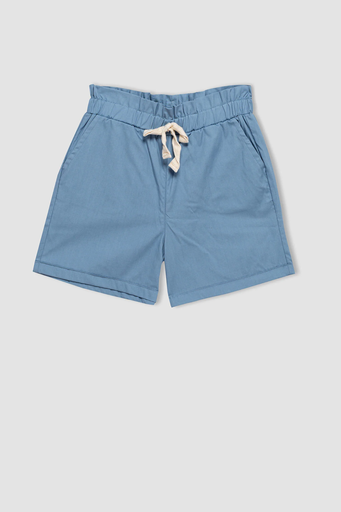 [Y9905A6BE316] شورت بناتي ازرق  (4 - 5 year)