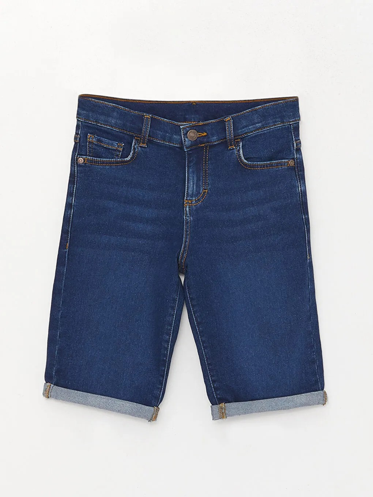 [S3BK79Z4 - 309] شورت جينز ازرق  (3 - 4 year)