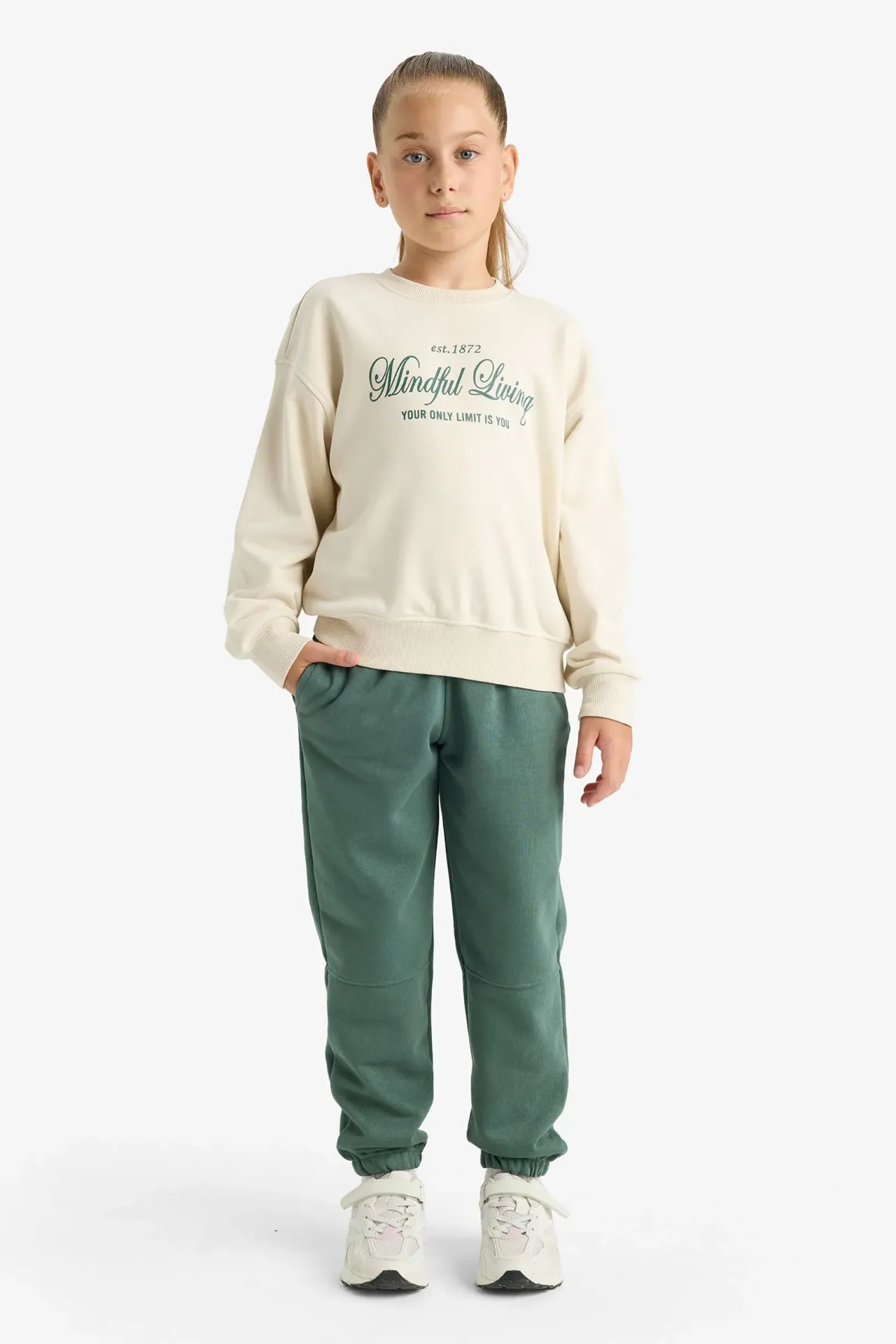 بنطلون سويت بانتس جوجر فيت بخصر مطاطي