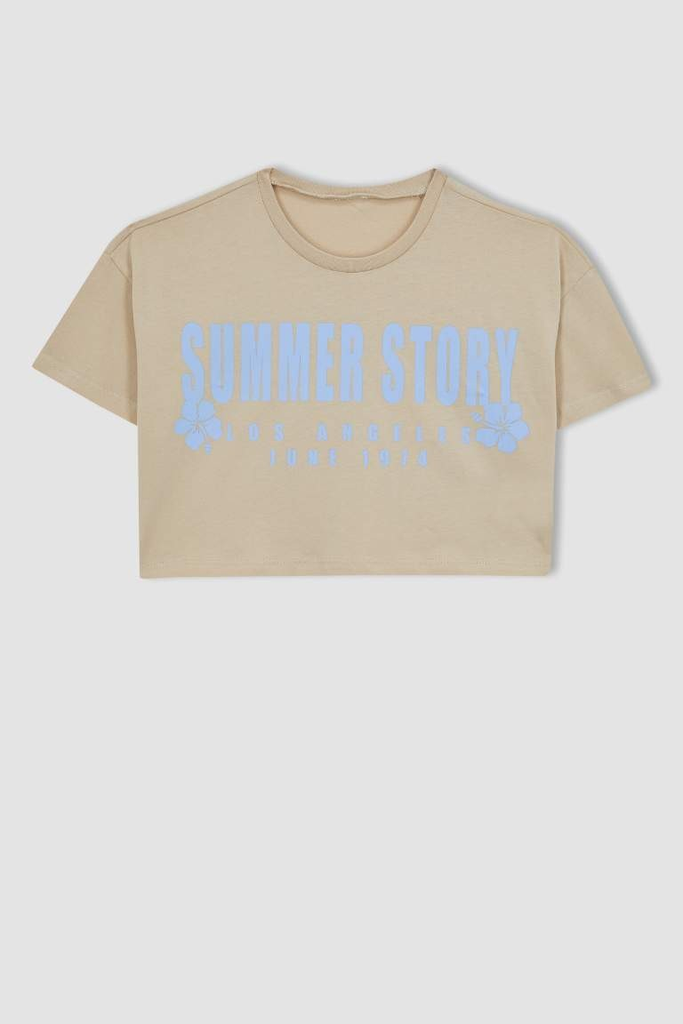 تي شيرت كروب بناتي نص كم 