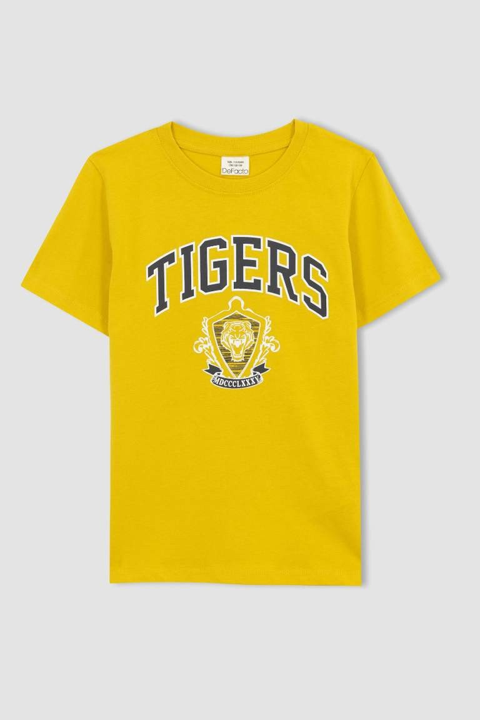 [Z2797A6YL203] تي شيرت نص كم مطبوع  (11 - 12 year)