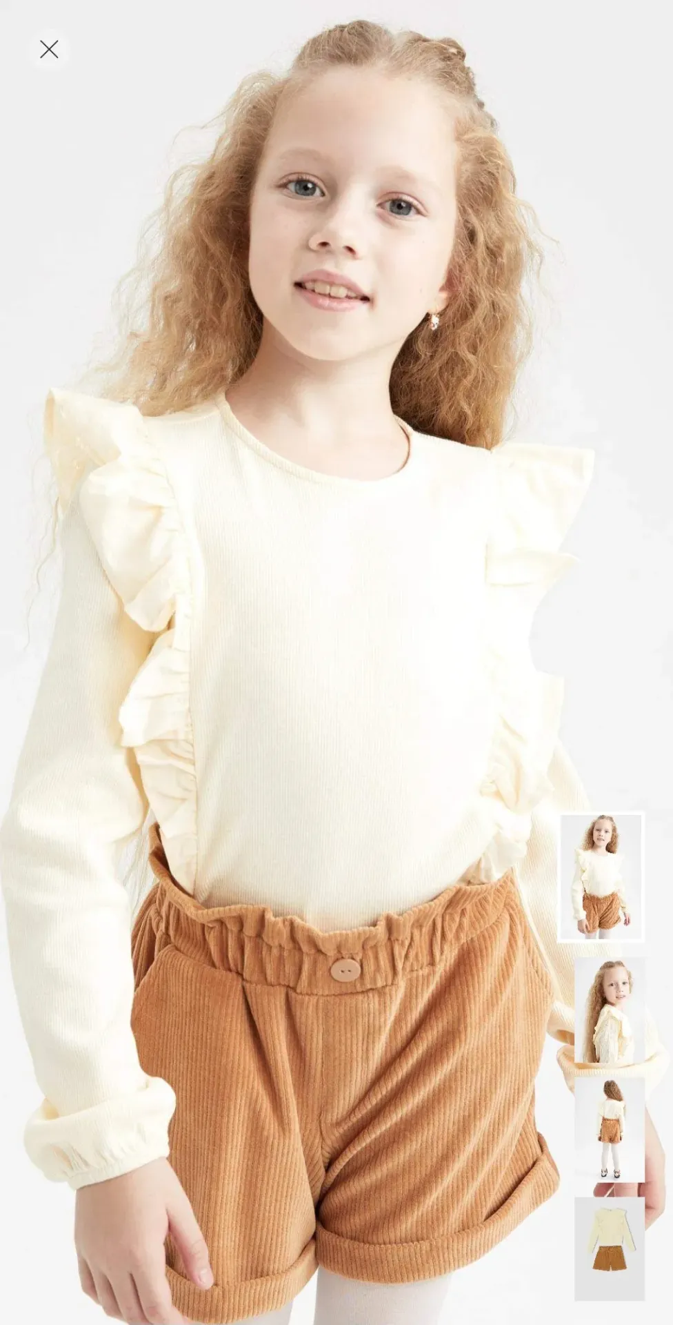 [Z2238A6BG157] بلوزة بناتي بكم طويل (12 - 13 year)