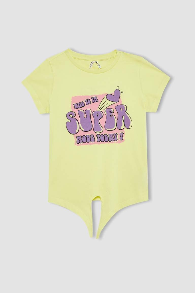 [y9388a6yl234] تي شيرت بنص كم  (6 - 7 year)