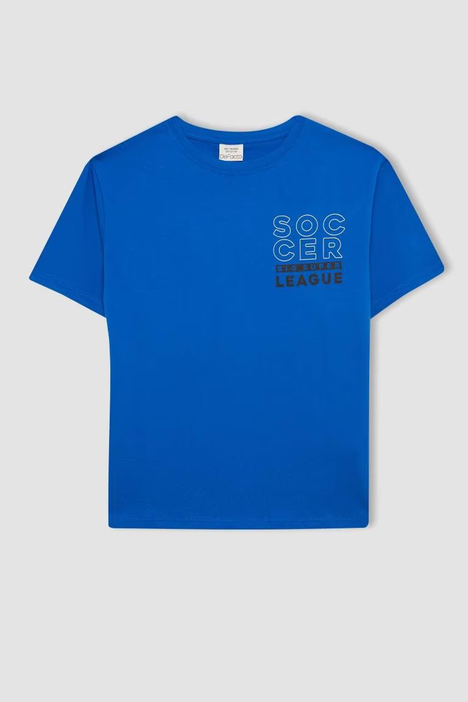 تي شيرت اولادي نص كم مطبوع 