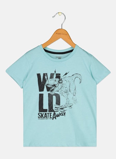 [l6978a6br427] تي شيرت اولادي بنص كم  (7 - 8 year)