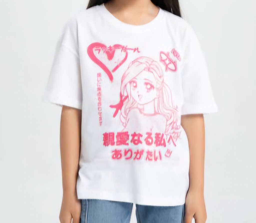 [c4503a8wt34] تي شيرت بناتي (9 - 10 year)