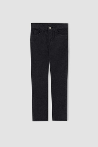 [U7797A6NM40] بنطلون جينز اولادي سليم فت  (11 - 12 year)