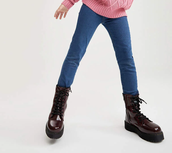 [R2777A6BE364] بنطلون جينز بناتي سكيني  (12 - 13 year)