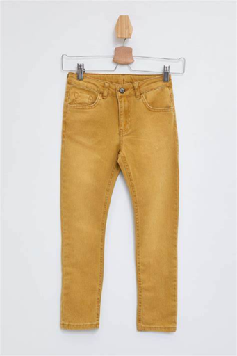 [L0577A6YL373] بنطلون جينز اولادي سليم فيت  (9 - 10 year)