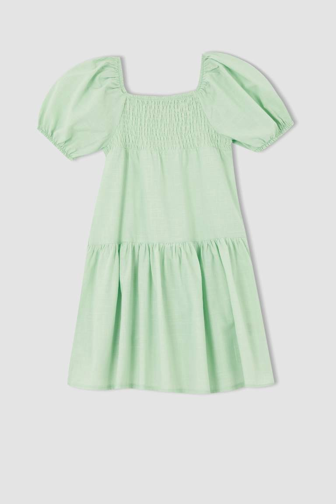 [x6983a6tr344] فستان من القطن  (6 - 7 year)