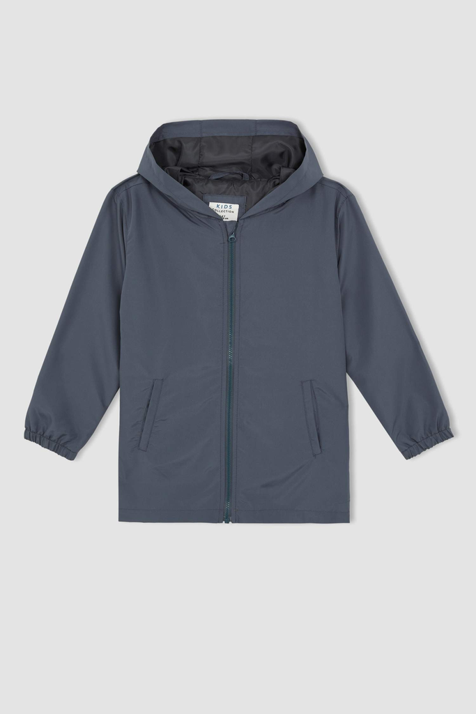 [W9594A6BE542] جاكيت مطر اولادي بكابيشون (8 - 9 year)