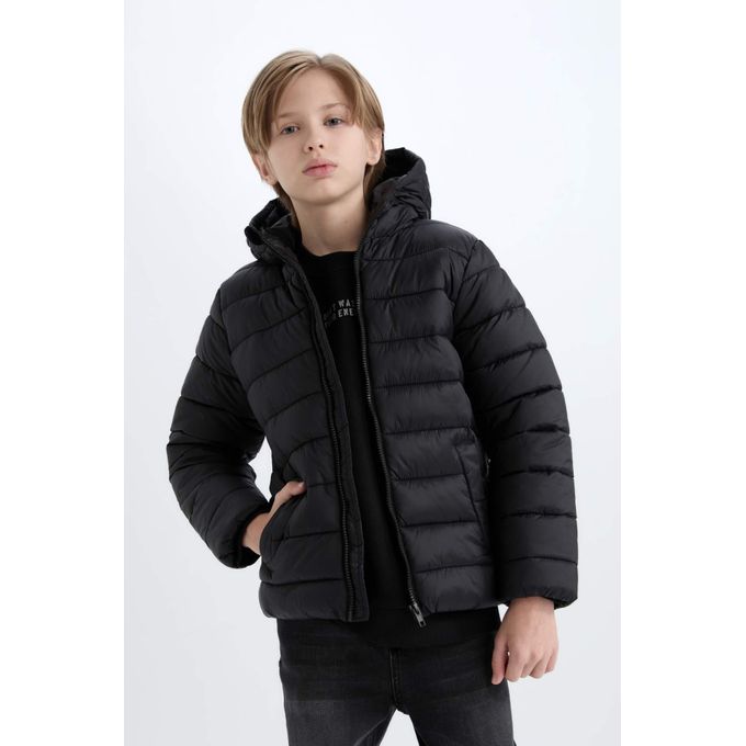 [D5899A8BK27] جاكت ولادي وتر برووف بكابيشون (5 - 6 year)