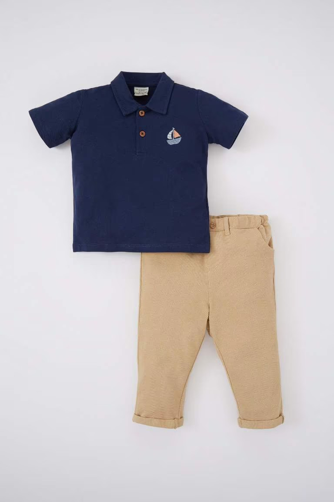 [Z6865A2IN75] طقم اولادي نص كم - قطعتين (3 - 4 year)