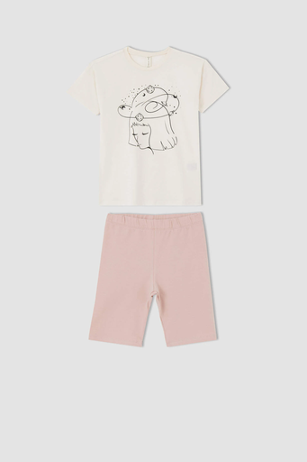 [u7087a6pn291] طقم بناتي - قطعتين (5 - 6 year)