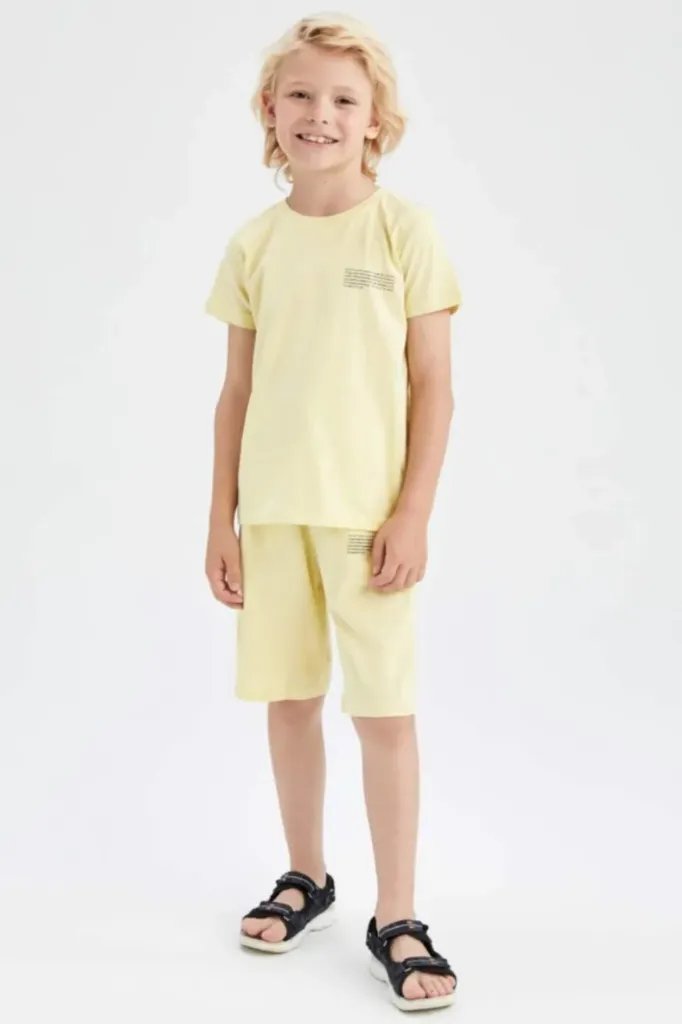 [y6423a6tr265] طقم اولادي مطبوع  - قطعتين (8 - 9 year)