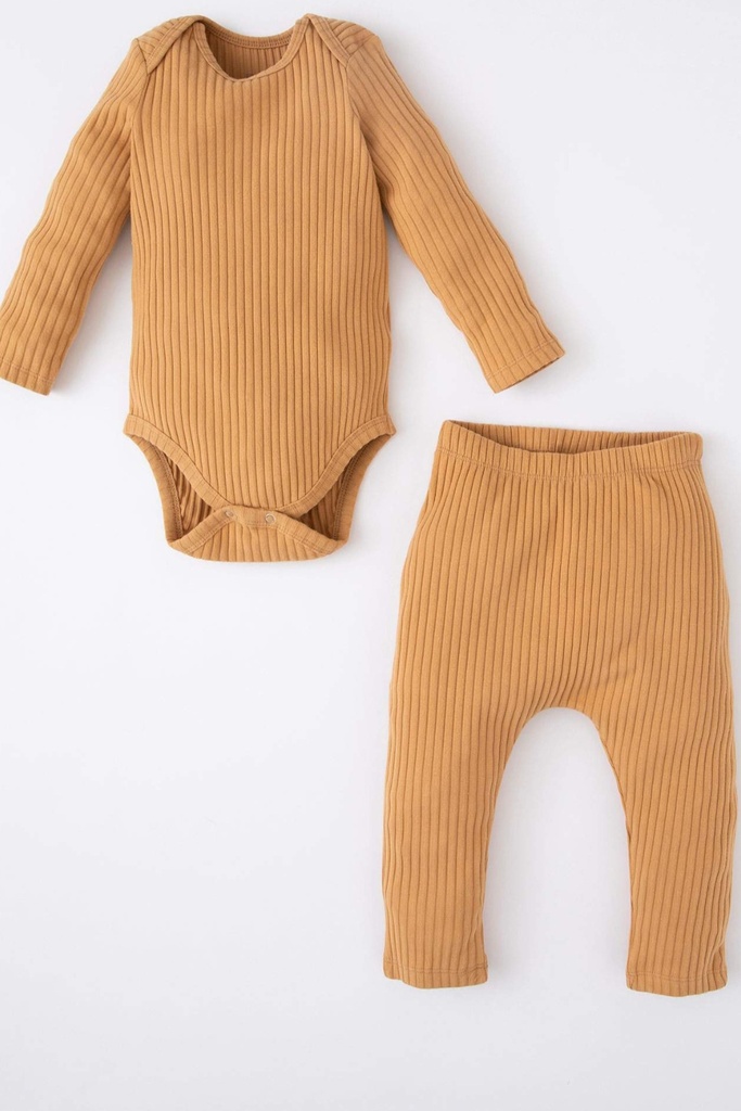 طقم مضلع مواليد - قطعتين (0 - 3 month)