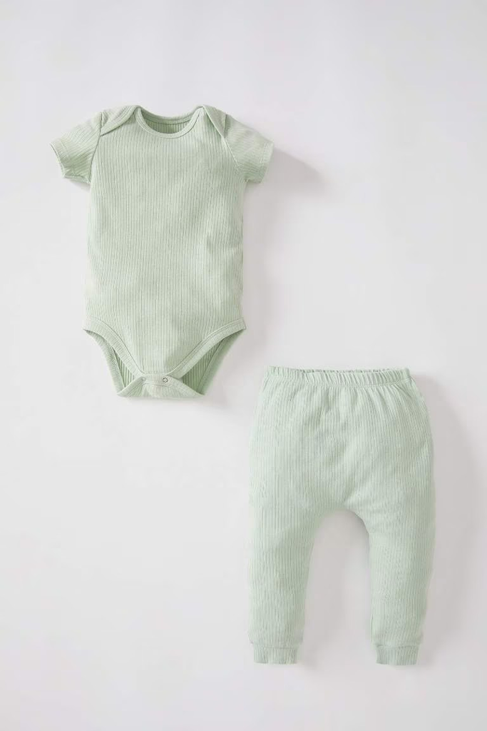 [Z2752A2TR375] طقم مضلع مواليد - قطعتين (9 - 12 month)