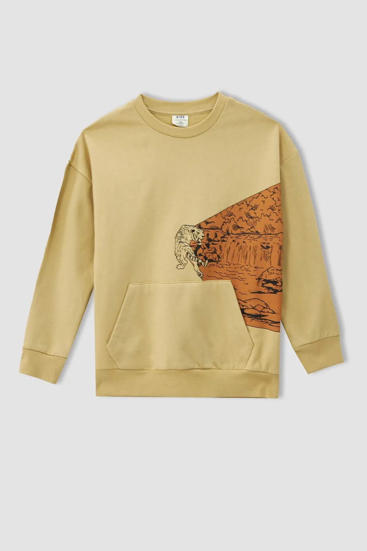 [v5216a6er158] سويت شيرت مبطن (9 - 10 year)