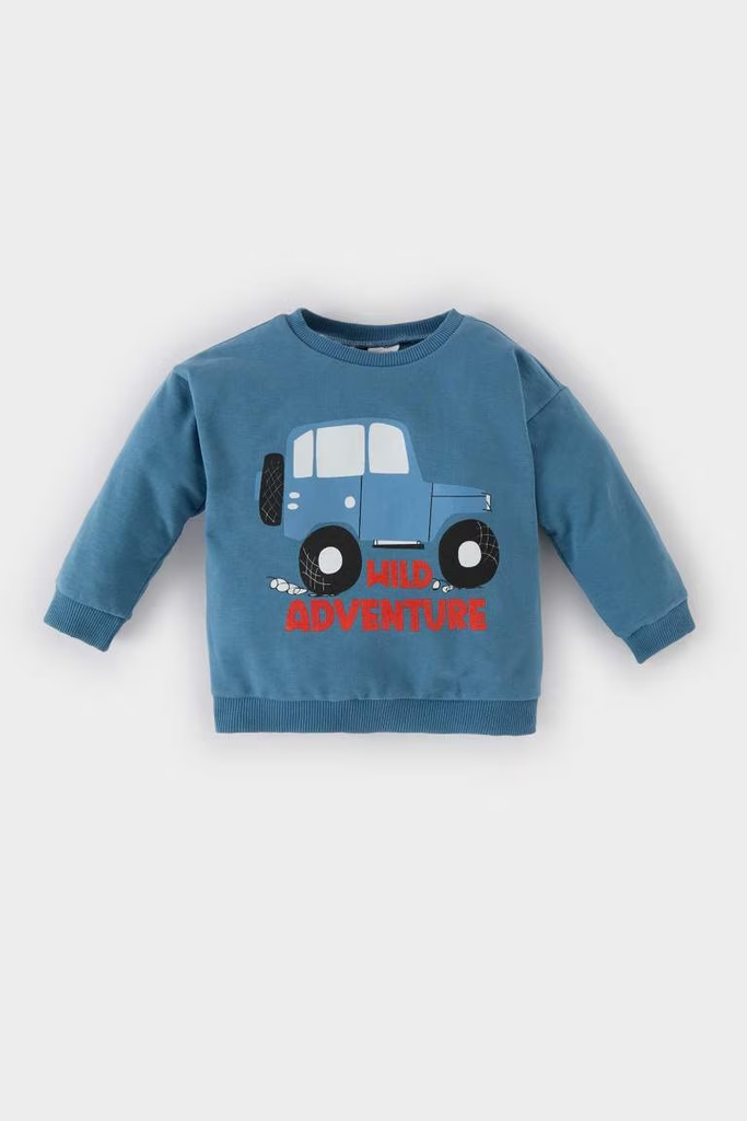 [D1265A5IN195] سويت شيرت ببطانة ناعمة (6 - 9 month)