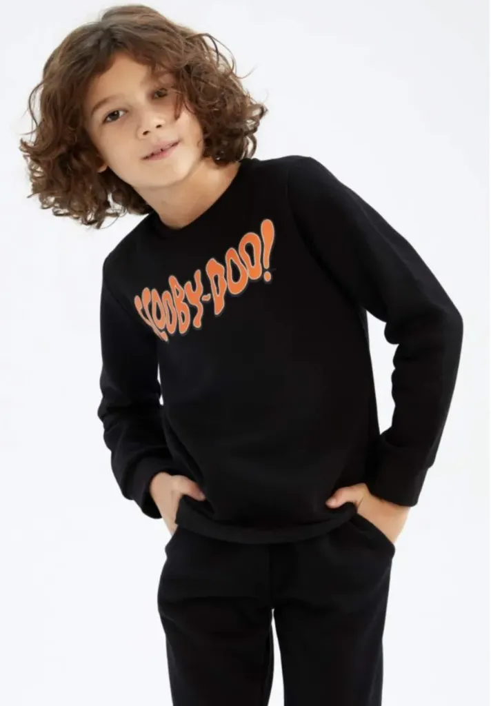 [Y1570A6BK81] سويت شيرت اولادي سكوبي دو (8 - 9 year)